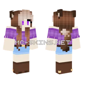 Cowgir Luna Minecraft skin
