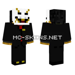Cptvtuber Black Suit Minecraft skin