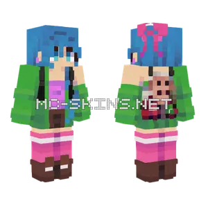 Crayon Girl Skin Minecraft skin