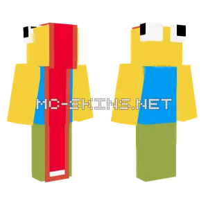 Crazy Roblox Noob Minecraft skin