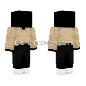 Creamy Sweater Black Skirt Minecraft skin