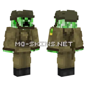 Creeper Army Minecraft skin