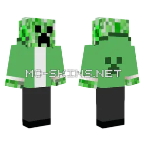 Creeper Gamer Minecraft skin