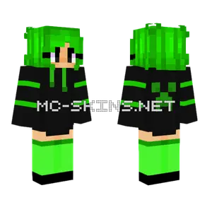 Creeper Girl 2 Minecraft skin