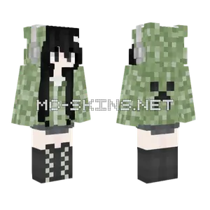 Creeper Girl Minecraft skin