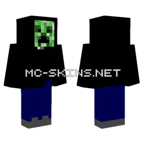 Creeper Hoodie Minecraft skin