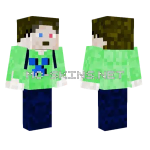 Creeper Man Minecraft skin