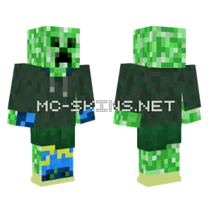 Creeper Summer Skin Minecraft skin