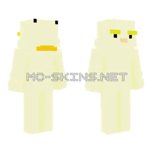 Creepy Grumpy Duckling Minecraft skin
