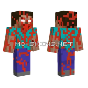 Creepy Steve Minecraft skin