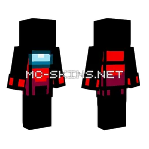 Crewmate Flying Among Us Minecraft skin