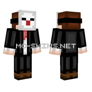 Criminal Clown Goon Suit Minecraft skin