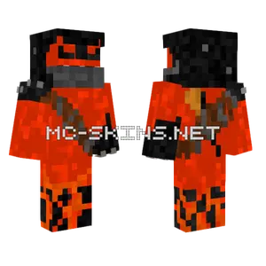 Crimson Hunter Minecraft skin