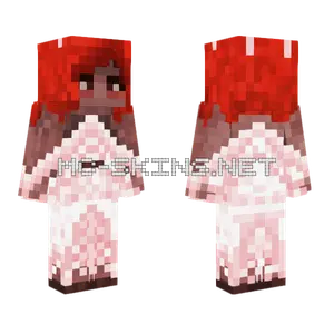 Crimson Kimono Girl