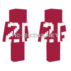 Crimson Knight Armor Minecraft skin