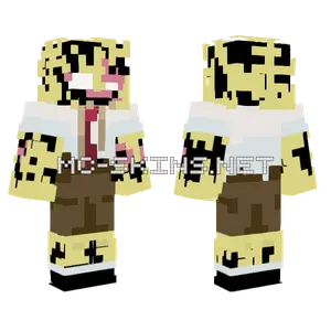 Crimson Morning Spongebob Minecraft skin