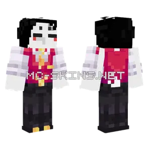 Crimson Robed Figure