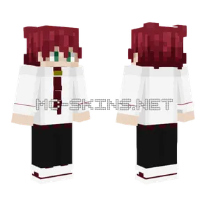 Crimson Scholar Minecraft skin