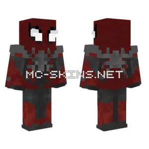 Crimson Spider Minecraft skin