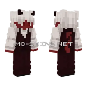 Crimson Vampire Minecraft skin