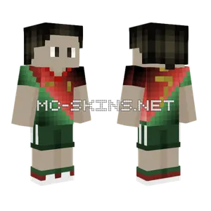 Cristiano Ronaldo Minecraft skin