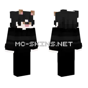 Cristiiii Black Hair Minecraft skin