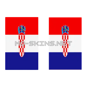 Croatia Flag cape, outside and lining