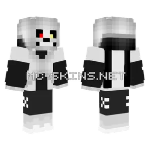 Cross Sans Minecraft skin