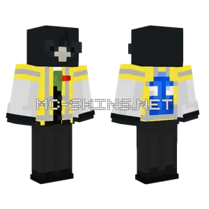 Crow Tardis Worker Minecraft skin