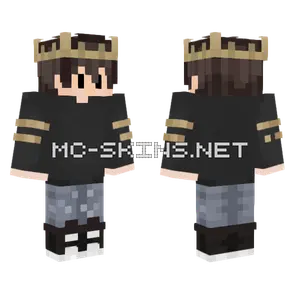 Crown Boy Minecraft skin