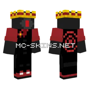 Crowned Crimson Minecraft skin