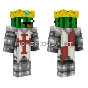 Crusader Knight Minecraft skin