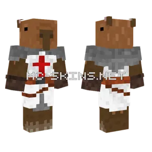 Crusades Capybara Minecraft skin