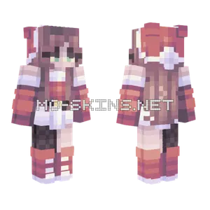 Crypto Santa Girl Minecraft skin