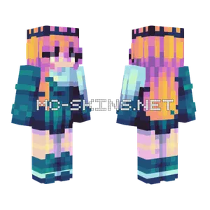 Crystal Waves Minecraft skin