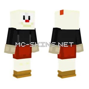 Cuphead 33 Minecraft skin