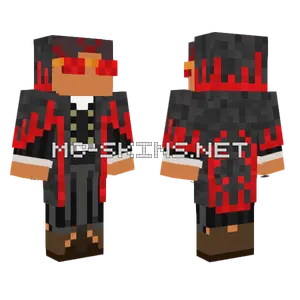 Custom Flame Hashira Minecraft skin