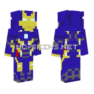 Custom Iron Man Suit Minecraft skin