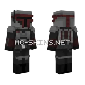 Custom Mandalorian Design Minecraft skin