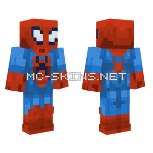 Custom Spiderman Suit Minecraft skin
