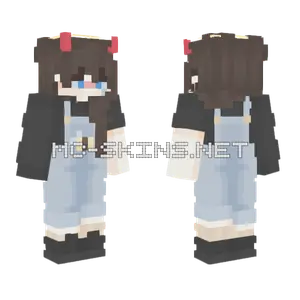 Cute Bee Girl Minecraft skin