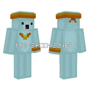Cute Blue Creature Minecraft skin