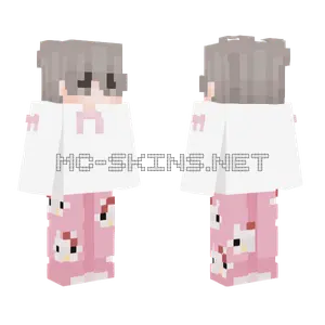 Cute Cat Girl Minecraft skin