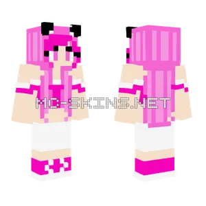 Cute Cat Girl Minecraft skin