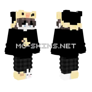 Cute Cat Girl Minecraft skin