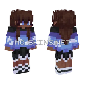 Cute Cloud Girl Minecraft skin