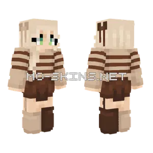 Cute Coffee Lover Minecraft skin