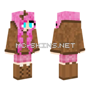 Cute Cookie Girl Minecraft skin