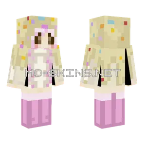 Cute Cupcake Girl Minecraft skin