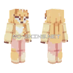 Cute Doggy Outfit Minecraft skin